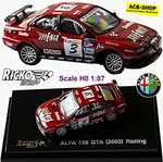 Alfa Romeo 156 Gta Racing 2003 Nicola Larini #3 Red 1:87 Ricko 38840. Fixed Price $14.65.