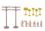 Bachmann 42104 Ho Layout Accessories Assortment. Fixed Price $13.98.