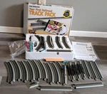 Bachmann Ho Scale E-z Track Nickel Silver First Railroad Pack Set 44596 + Extras. Fixed Price $189.00.