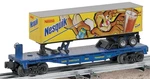 Lionel Nestle Nesquick Flatcar W/ Trailer 6-26070! Gauge Chocolate Bunny. Fixed Price $84.95.