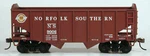Bowser Norfolk Southern 55-TON 2-BAY Fishbelly Hopper Car Kits (3 Set) Nib. Fixed Price $42.46.