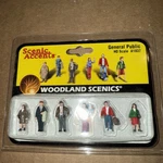 Woodland Scenics #A1837 Ho Scale "general Public"nos. Fixed Price $11.69.
