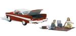 Woodland Scenics Ho Scale Vehicle & People Parked For Picnic AS5552. Fixed Price $24.57.