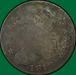 1812 Capped Bust Half Dollar Almost Good Ag Coin #40205. Fixed Price $99.95.