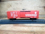 Life Like Ho 40' Minneapolis & St Louis 541159 Exterior Braced Box Car. Fixed Price $12.75.