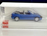 Busch 45707 Ford Escort Convertible Car Blue Ho 1:87 Scale Nib. Fixed Price $21.95.