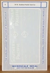 Microscale Decal 24-18 Southern Pacific Tank Car G-gauge Nos. Fixed Price $5.99.