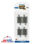 Bachmann 44513 2.25" Straight (4 Pcs) (ho Scale) Model Railroading Train Track. Fixed Price $10.80.
