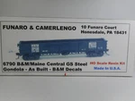 Funaro & Camerlengo 6790 Gs Steel Gondola B Maine 1:87 Usa. Fixed Price $28.08.
