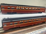 Pennsylvania Parlor Passenger 2 Car Set - Leds Interiors Mth Ho Scale New Oop. Fixed Price $387.95.