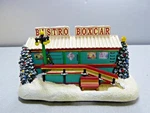 Bradford Exchange Hawthorne Village Bistro Boxcar Roadside Diner Train Accessory. Fixed Price $24.99.