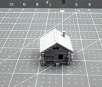 Ho (1:87) Scale Gauge Log Cabin Diorama Miniature Model Train Layout Railroad. Fixed Price $19.79.