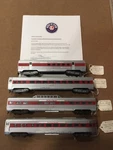 Lionel Archives Ho Scale Postwar Texas Special Production Sample Passenger Cars. Fixed Price $750.00.