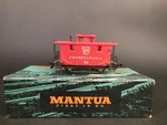Ho Scale Mantua Model Pennsylvania 4-WHEEL Bobber Caboose O/b. Fixed Price $34.99.
