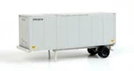 8600 Walthers Scenemaster 28' Container Chassis 2-PACK Upsz Ho Scale. Fixed Price $19.99.
