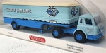 Wiking New Ho 1/87 Scale 1950'S Harvester Tractor Trailer Truck Global Van Lines. Fixed Price $39.99.