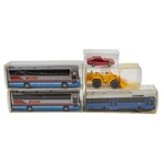 Wiking Bus Car Front End Loader 1:87 Ho Scale Model Train Layout Vehicles 5P Lot. Fixed Price $80.01.