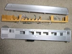 Mth Scale Empire State Express Passenger Car Body Roof Seats Light 12.5" Long. Fixed Price $25.00.