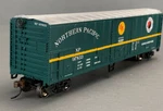 Bachmann Silver 17935 50 Steel Reefer Northern Pacific #97833 HO3701. Fixed Price $14.38.