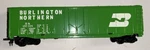 Tyco 339E 50 Ft Plug Door Ho Scale Burlington Northern Box Car. Fixed Price $8.98.