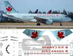 Decals Airbus A319 Canada For 1/144 Revell Model Airplane Kit V1D0089. Fixed Price $13.81.