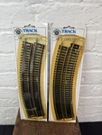 Bachmann Ho, Train Tracks, #1502, 18" Radius, 4 Pieces, Lot Of. Fixed Price $29.99.
