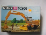 Kibri # 10206--H/0 Scale--liebherr 922--DREDGER W/BLADE--COMPLETE--$9.45 Ship. Fixed Price $16.99.