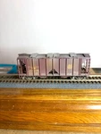 Bowser #55649 New Haven Acf Ton 2-BAY Cov. Hopper Car #117008 Weathered 1:87. Fixed Price $36.99.
