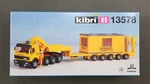 Kibri 1:87 Ho 13578 Mb Mercedes Heavy Truck & Axle Trailer Kit Made In Germany. Fixed Price $34.95.