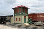 Bachmann #35113 Scene Scapes Ho Scale Falls Junction Switch Tower Built Up New. Fixed Price $39.99.