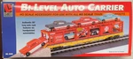 Life-like Ho #8089 Bi-level Auto Carrier Santa. Fixed Price $45.00.