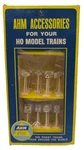 Ahm 5612-125 Ho Scale Street Signs Railroad Traffic Accessories. Fixed Price $9.99.