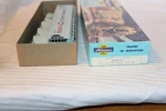 Scale Athearn, 55' Acf Hopper, Chevron Chemical, Blue, #57001 - 1920 Built. Fixed Price $24.00.