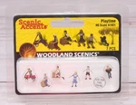 Woodland Scenics Accents A1921, Playtime, Children Playing, Ho Scale. Fixed Price $12.95.