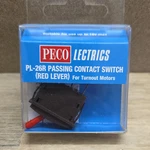 Peco PL-26R Passing Contact Switch Red Lever For Turnout Motors. Fixed Price $10.00.