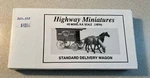 Highway Miniatures Ho Scale Standard Delivery Wagon #360-102. Fixed Price $12.99.