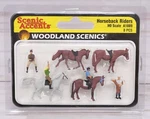 Woodland Scenics Accents A1889, Horseback Rides, Scale. Fixed Price $12.95.