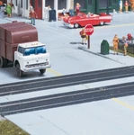 Walthers Cornerstone (ho) 933-3137 Rubber Mat Style Grade Crossing Kit Nib. Fixed Price $11.85.