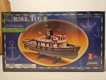 Lindberg #70897 Diesel 1:82 Scale Model Tugboat Nisb. Fixed Price $69.00.