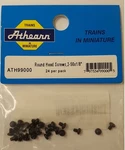 Athearn Round Head Screw 2-56 X 1/8" (24) ATH99000. Fixed Price $9.19.