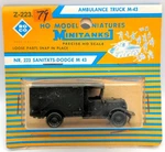 Roco Z-223 Ho Scale Minitanks Sanitats-dodge M-43 Ambulance Truck. Fixed Price $12.74.