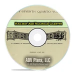 Railway Age Railroad Gazette, American Life History Newspapers Dvd E39. Fixed Price $10.95.