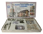 New Life-like No. 1338 Western Homestead Shanty Water Tank Windmill Model Kit. Fixed Price $20.00.