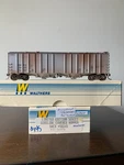 Walthers #932-3657A G.a.c.x. 50' Airslide Cov. Hopper Car #56145 Weathered 1/87. Fixed Price $36.99.