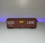 Athearn Ho Grain Loading Boxcar Soo Line #48308. Fixed Price $15.00.