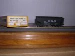 Ulrich #OH-2 Baltimore & Ohio 2-BAY O.s. Hopper Car #637343 Built-up H.o. 1/87. Fixed Price $32.99.