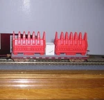 Ertl #???? A.C.L.40' 50 Ton Flat Car #70229 W/2 6-ROW Corn Headload Blt-up 1/87. Fixed Price $25.99.