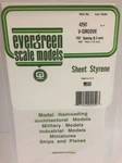 Evergreen 4250 Plasticcart Sheet Groove Siding 6.3MM Spacing 150X300X1.0MM. Fixed Price $15.00.