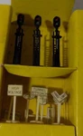 Ahm 5611-125 Ho Assorted Railroad Signals And Signs. Fixed Price $9.00.