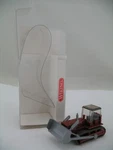 Wiking Ho Model 655 02 17: Bulldozer, Red, Mib. Fixed Price $24.00.